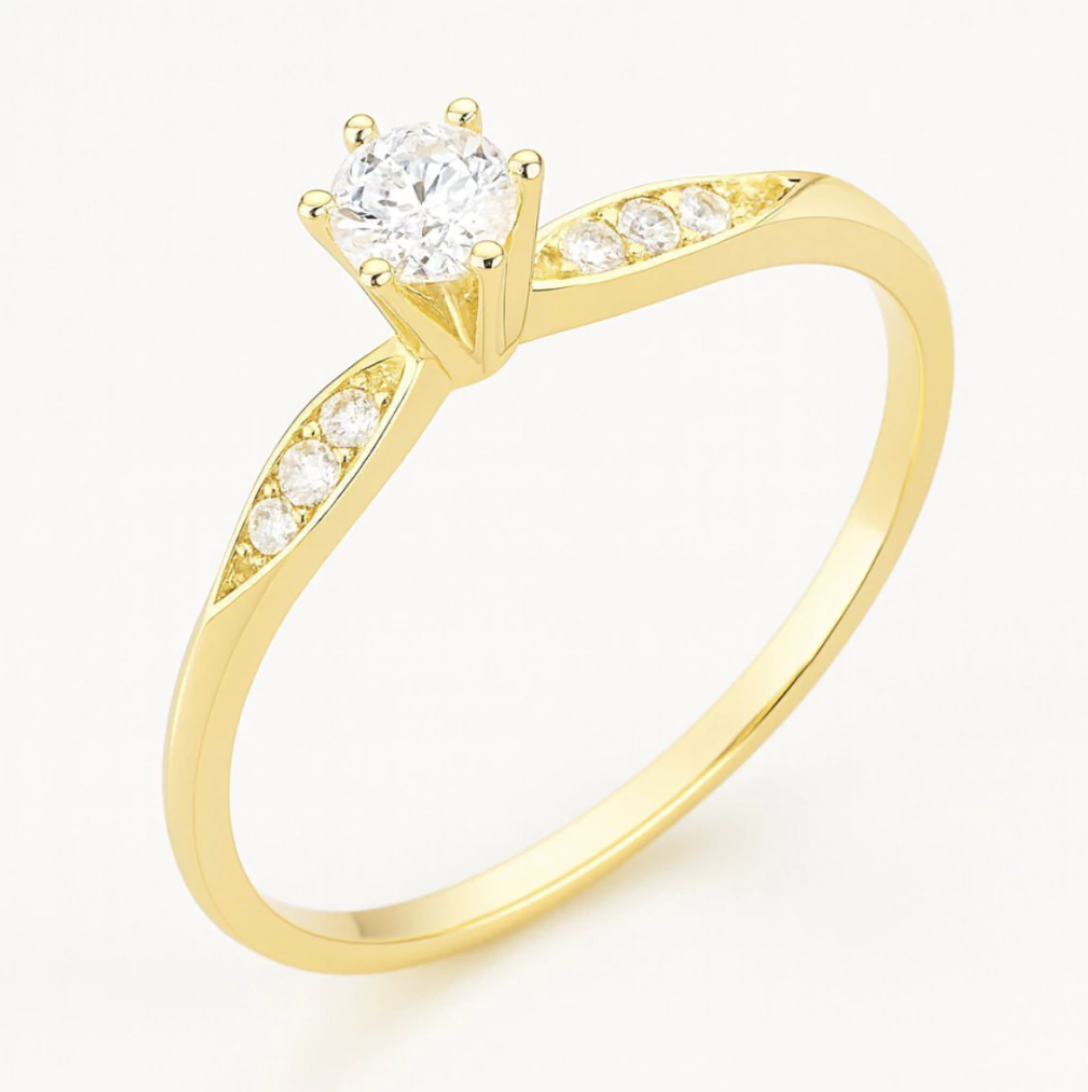 Solitário Berlim Ouro 18k