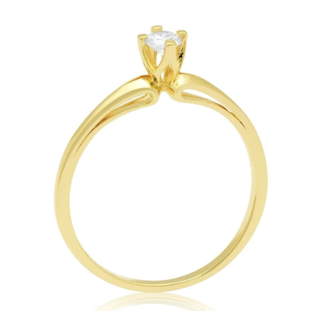 Solitário Salvador Ouro 18k