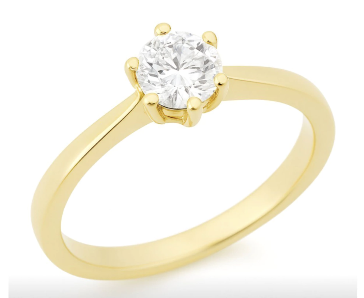 Solitário Barra Ouro 18k