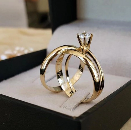 Par Alianças Luanda Ouro 18k - 3mm